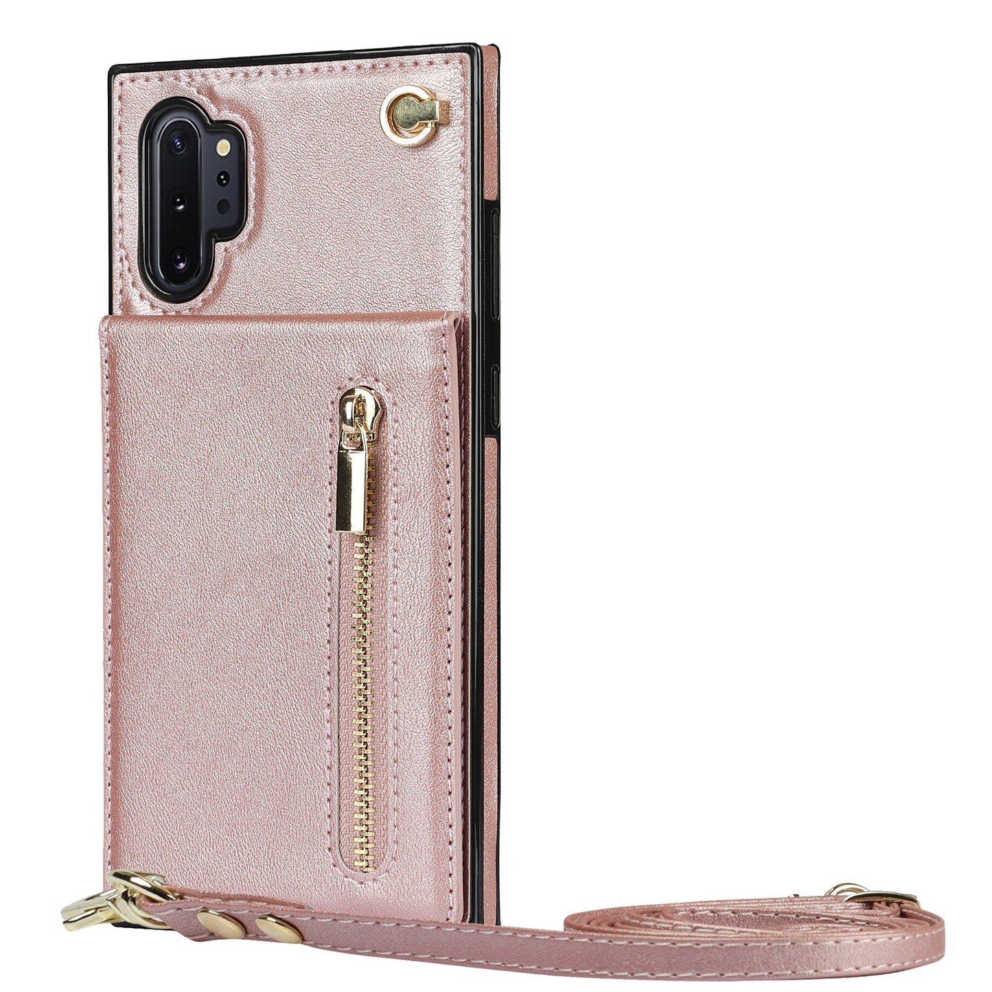New Crossbody Zipper Wallet Phone Case For Samsung Note10 Plus