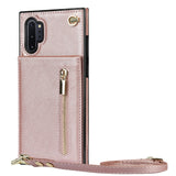 New Crossbody Zipper Wallet Phone Case For Samsung Note10 Plus