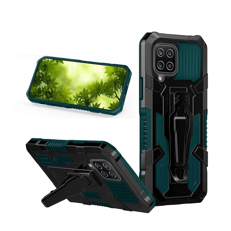 Phone Warrior Multi-function Bracket Belt Clip Case For Samsung A12