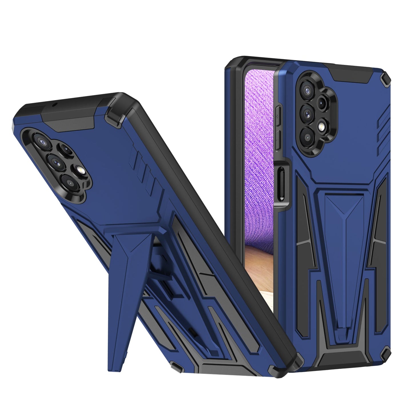 Nouvel Étui de Téléphone Magnétique avec Support d'Armure Extraordinaire pour Samsung A32 5G
