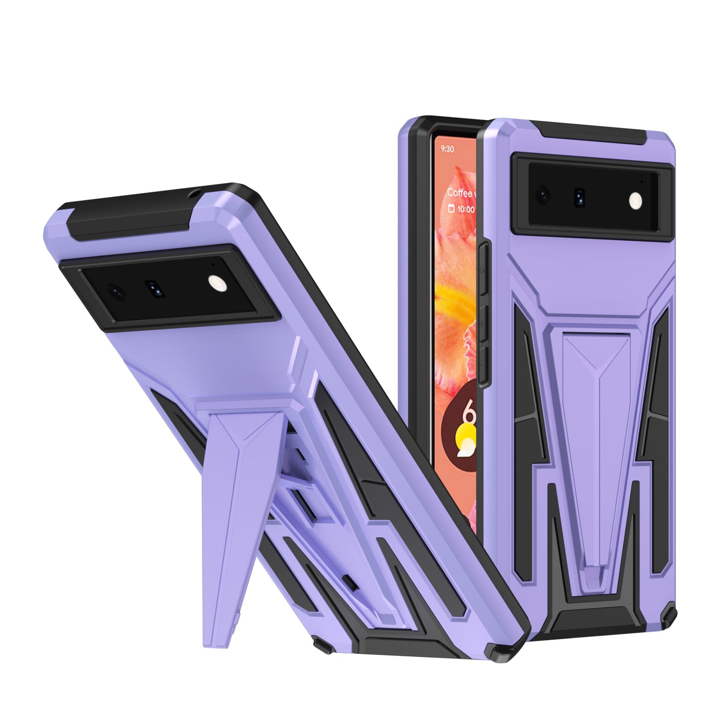 Nouvel étui magnétique avec support d'armure extraordinaire pour Google Pixel 6