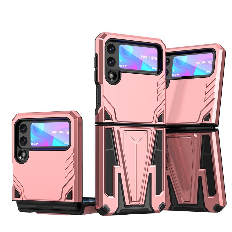 Nouvelle Coque de Téléphone Magnétique Renforcée pour Samsung Galaxy Z Flip3 5G