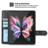 New 2-in-1 Leather Wallet Pen Slot Phone Case For Samsung Galaxy Z Fold3 5G
