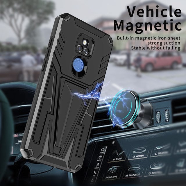 New Extraordinary Armor Bracket Magnetic Case For Moto G Play 2021