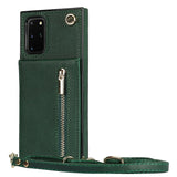 New Crossbody Zipper Wallet Phone Case For Samsung S20 Plus