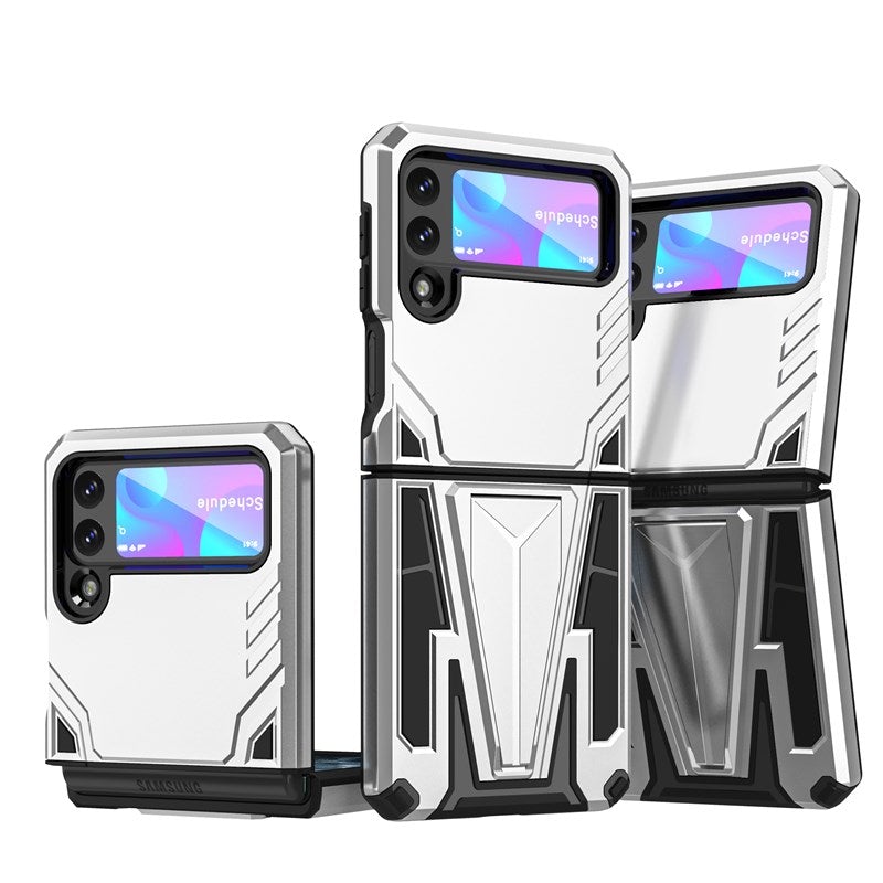 Nouvelle Coque de Téléphone Magnétique Renforcée pour Samsung Galaxy Z Flip3 5G