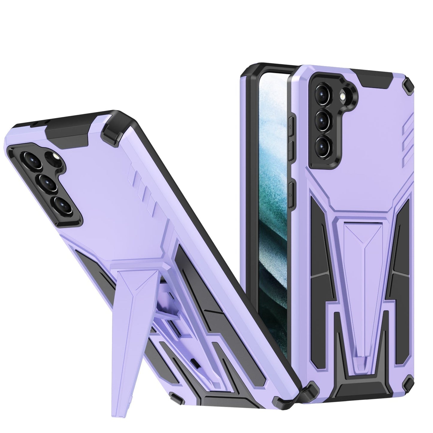 New Extraordinary Armor Bracket Magnetic Phone Case For Samsung S21FE
