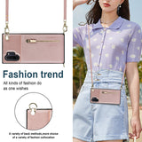 New Crossbody Zipper Wallet Phone Case For Samsung Note10 Plus