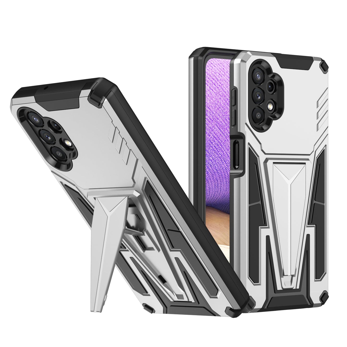 Nouvel Étui de Téléphone Magnétique avec Support d'Armure Extraordinaire pour Samsung A32 5G