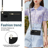 New Crossbody Zipper Wallet Phone Case For Samsung S9