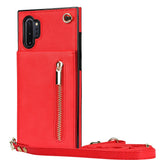 New Crossbody Zipper Wallet Phone Case For Samsung Note10 Plus