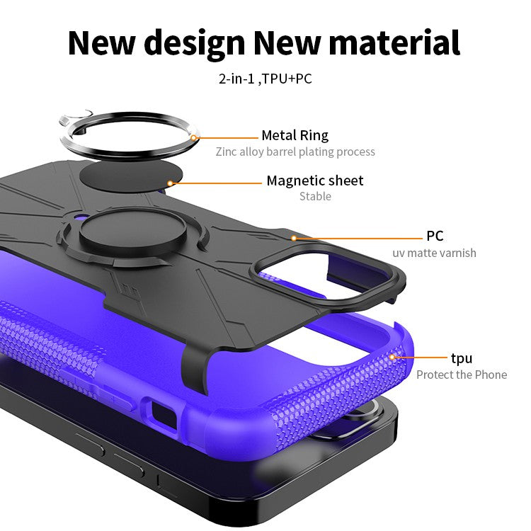 Étui robuste 3-en-1 Robot Defender pour iPhone 12