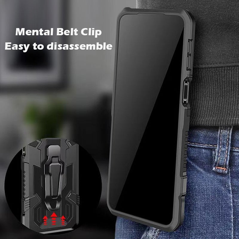 Étui multifonctionnel Phone Warrior avec clip ceinture pour Samsung S21FE