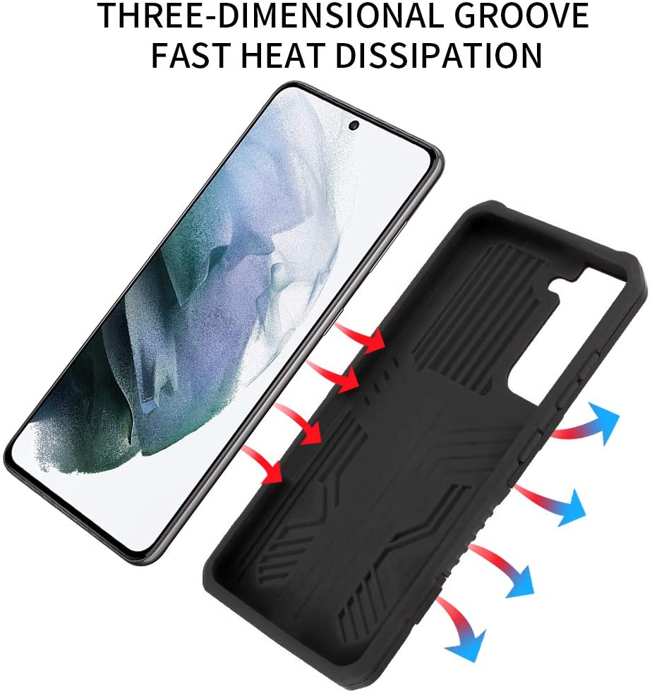 Étui multifonctionnel Phone Warrior avec clip ceinture pour Samsung S21FE