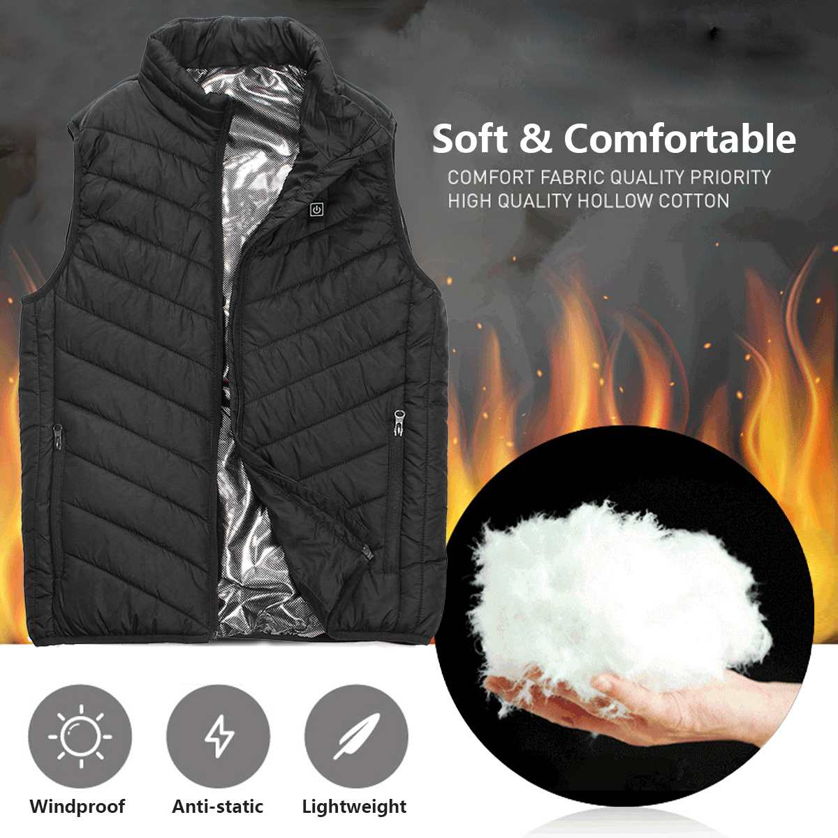 Gilet chauffant Hilipert