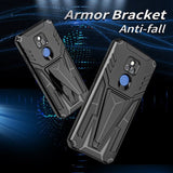 New Extraordinary Armor Bracket Magnetic Case For Moto G Play 2021