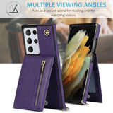 New Crossbody Zipper Wallet Phone Case For Samsung