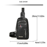 Lightweight and Large Capacity Men's Chest Bag