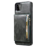 New Upgrade Multifunctional Wallet Zipper Phone Case  For Samsung A22 5G