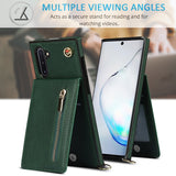 New Crossbody Zipper Wallet Phone Case For Samsung Note10