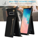 New Crossbody Zipper Wallet Phone Case For Samsung S10 Plus