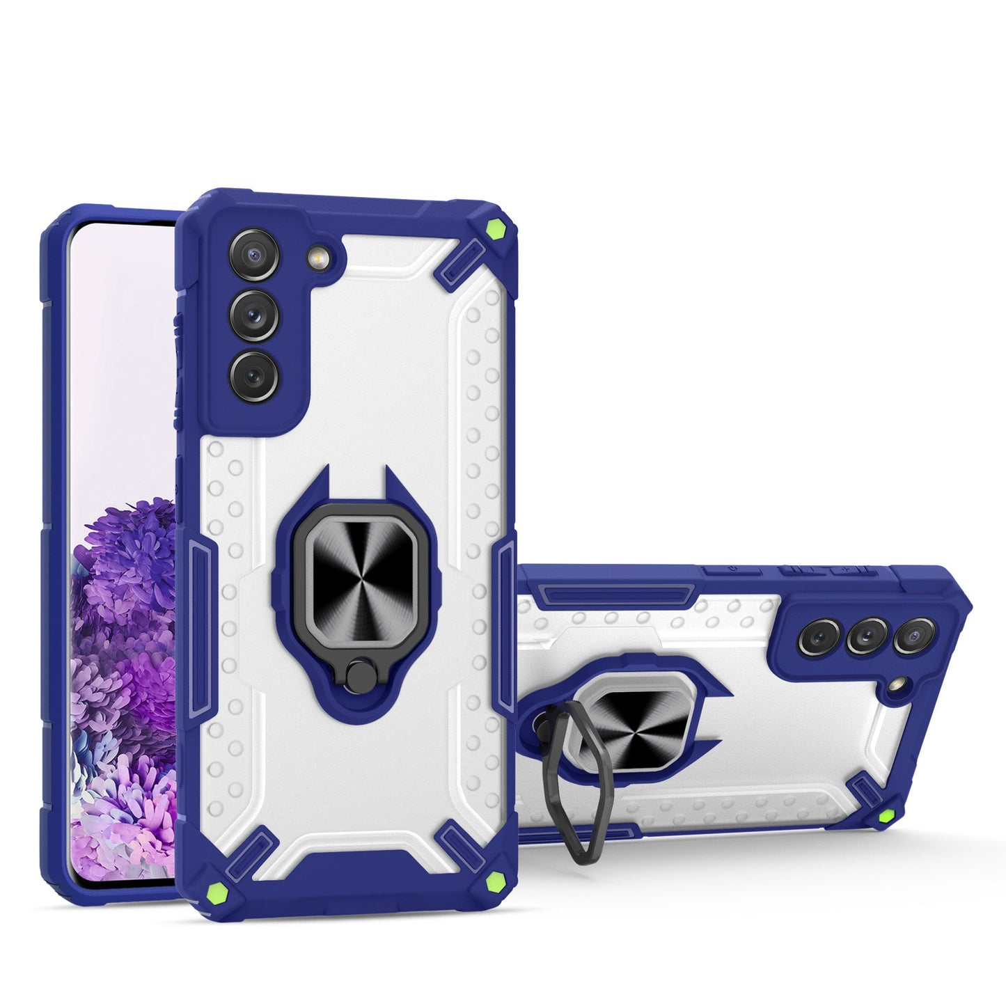 New Upgrade Luxury Anti-fall Airbag Ring Bracket Case For Samsung S21 Plus 5G
