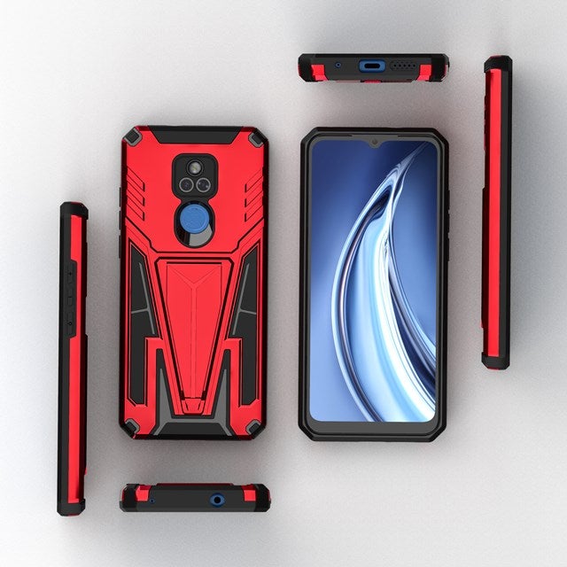 New Extraordinary Armor Bracket Magnetic Case For Moto G Play 2021