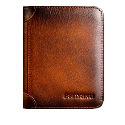 Portefeuilles Homme en Cuir Véritable Anti-RFID