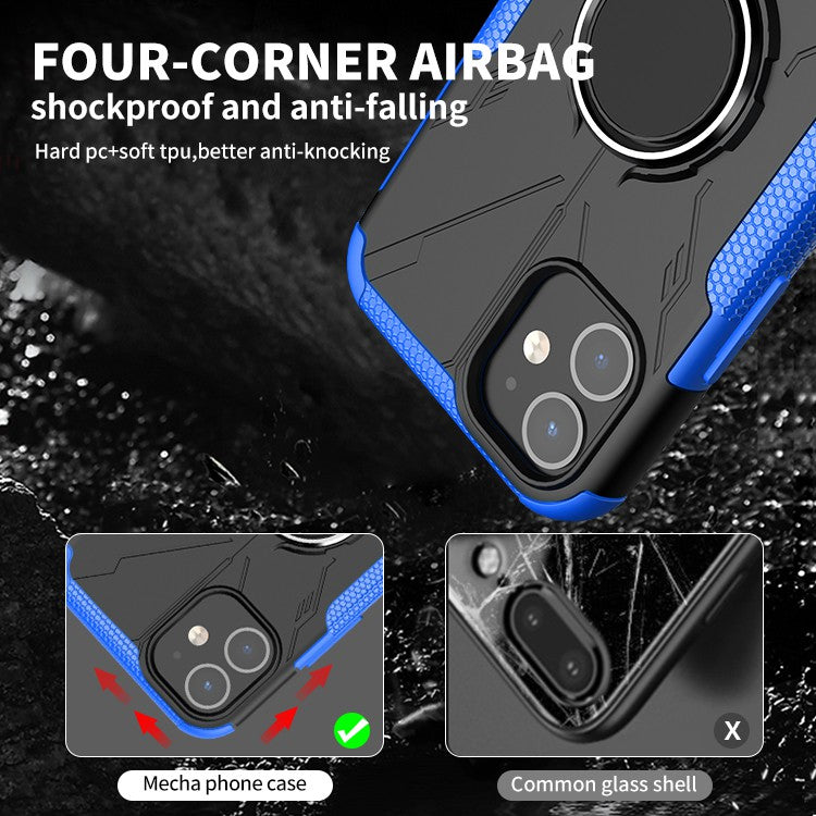 Étui robuste 3-en-1 Robot Defender pour iPhone 12