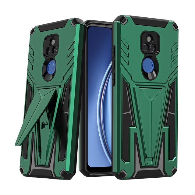 New Extraordinary Armor Bracket Magnetic Case For Moto G Play 2021