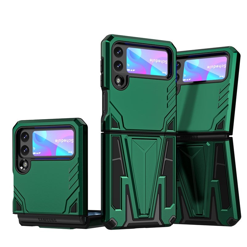 Nouvelle Coque de Téléphone Magnétique Renforcée pour Samsung Galaxy Z Flip3 5G