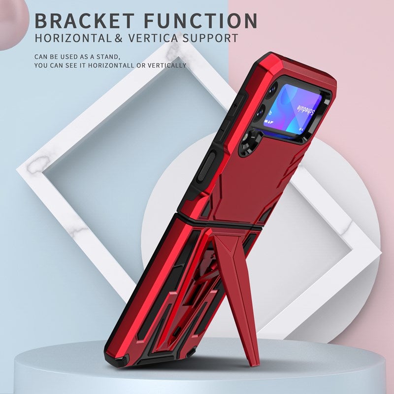 Nouvelle Coque de Téléphone Magnétique Renforcée pour Samsung Galaxy Z Flip3 5G
