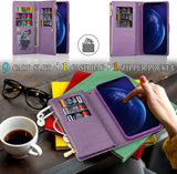 Glitter Sparkly Girly Bling Leather Flip Cover For Samsung S Series