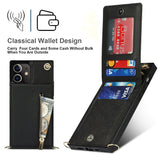 New Crossbody Zipper Wallet Phone Case For iPhone 13 Series