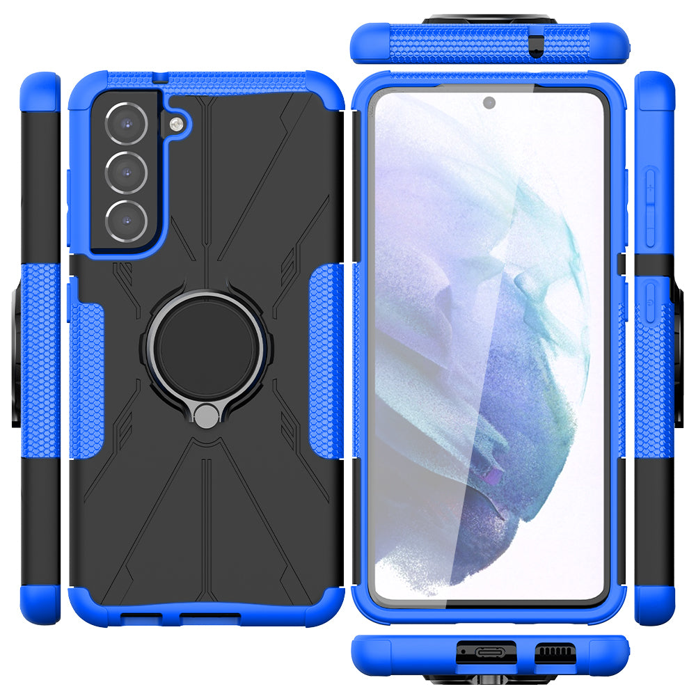 Robot 3 in 1 Heavy Duty Defender Case For Samsung S21FE