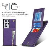 New Crossbody Zipper Wallet Phone Case For Samsung