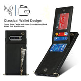New Crossbody Zipper Wallet Phone Case For Samsung S10 Plus