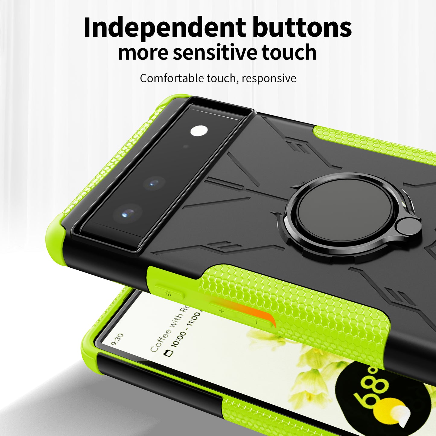 Coque Robot Defender 3 en 1 haute résistance pour Google Pixel 6