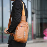 Lightweight and Large Capacity Men's Chest Bag