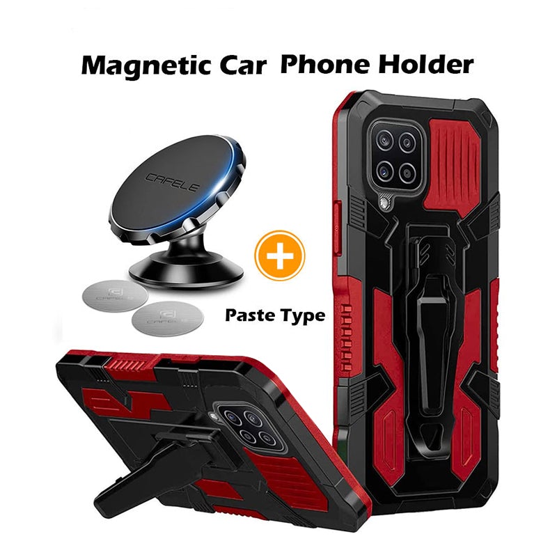 Phone Warrior Multi-function Bracket Belt Clip Case For Samsung A12