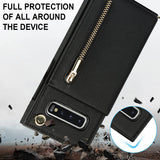 New Crossbody Zipper Wallet Phone Case For Samsung S10 Plus