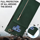 New Crossbody Zipper Wallet Phone Case For Samsung Note9