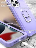Hardware Bracket Shockproof Case For iPhone