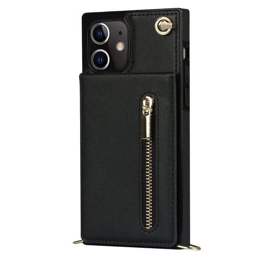 New Crossbody Zipper Wallet Phone Case For iPhone 13 Series