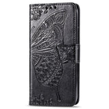 Luxury Embossed Butterfly Leather Wallet Flip Case For Samsung Galaxy S20 FE