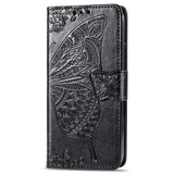 Luxury Embossed Butterfly Leather Wallet Flip Case For Google Pixel