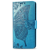 Luxury Embossed Butterfly Leather Wallet Flip Case For Samsung Galaxy S8 Plus