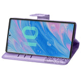 Luxury Embossed Butterfly Leather Wallet Flip Case For Samsung Note10