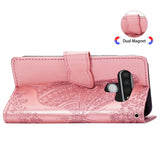Luxury Embossed Butterfly Leather Wallet Flip Case for LG Stylo 6