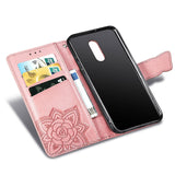 Luxury Embossed Butterfly Leather Wallet Flip Case for LG Stylo 5